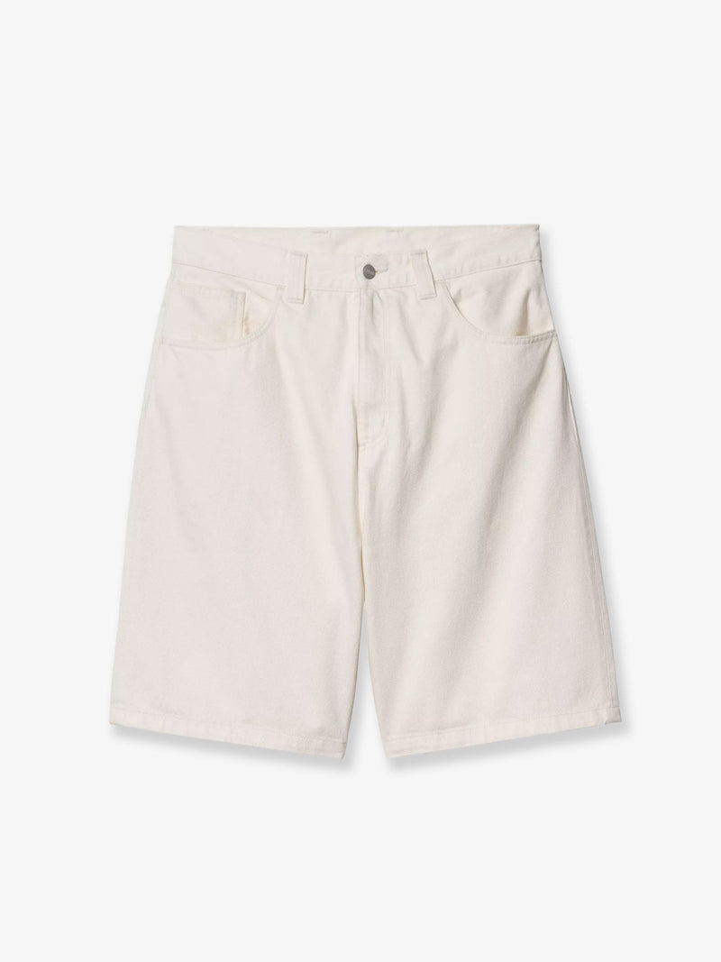 Carhartt WIP Carhartt WIP Brandon White Denim Bermuda Shorts - World Class Fashion