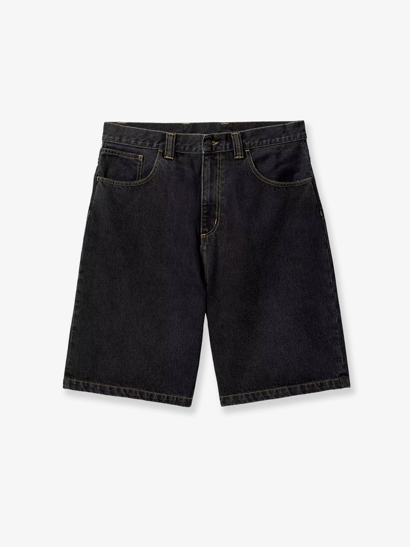 Carhartt WIP Carhartt WIP Brandon Bermuda Shorts Black Denim - World Class Fashion