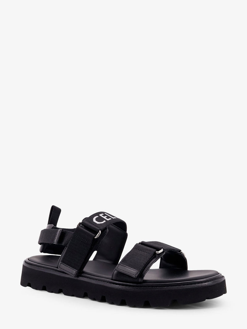 Celine Celine Jacquard Canvas Sandals Black Men - World Class Fashion