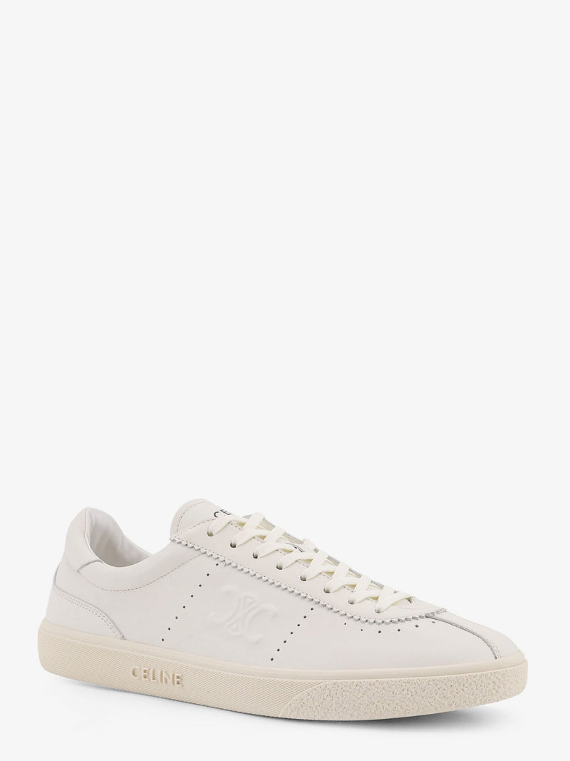 Celine Celine Low-Top Leather Sneakers White Men - World Class Fashion