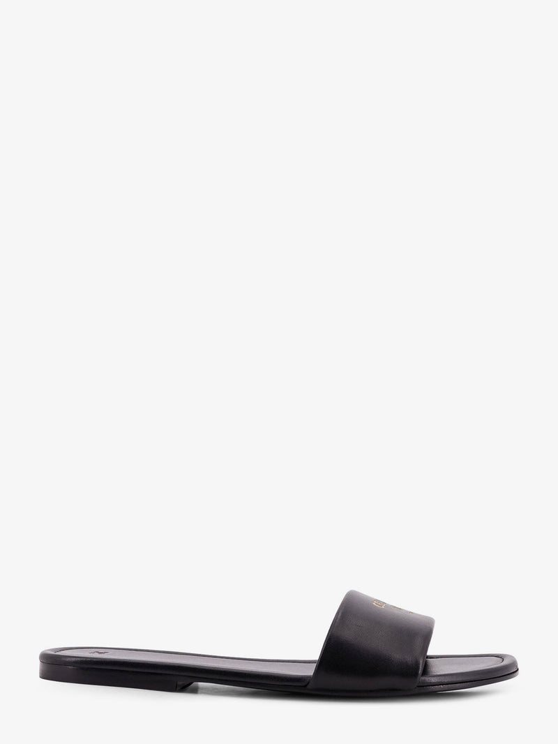 Celine Celine Coast Mule Leather Sandals Black - World Class Fashion