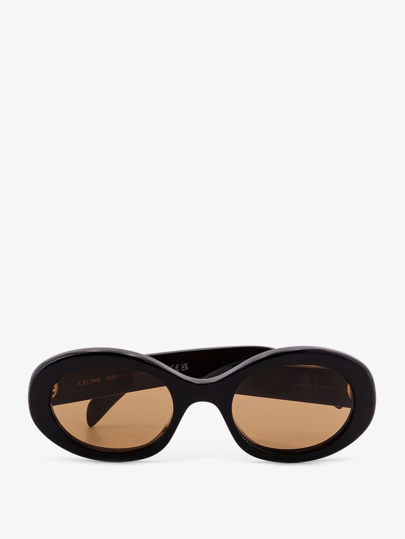 Celine Celine Triomphe Acetate Sunglasses Black - World Class Fashion