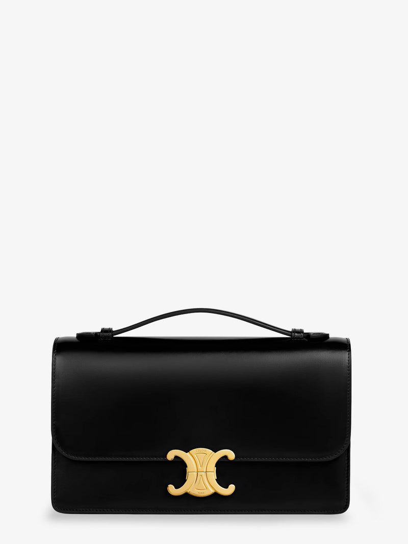 Celine Celine Triomphe Leather Crossbody Bag - World Class Fashion