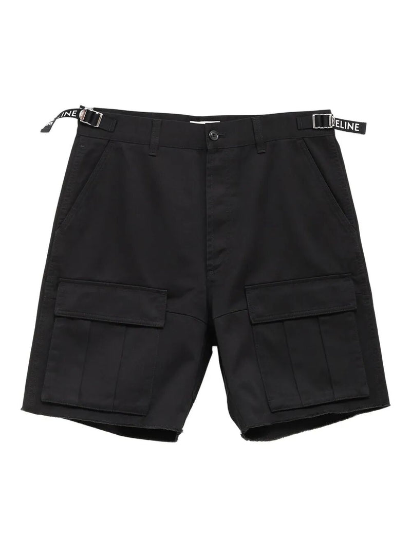 Celine Celine Cargo Cotton Bermuda Shorts - World Class Fashion