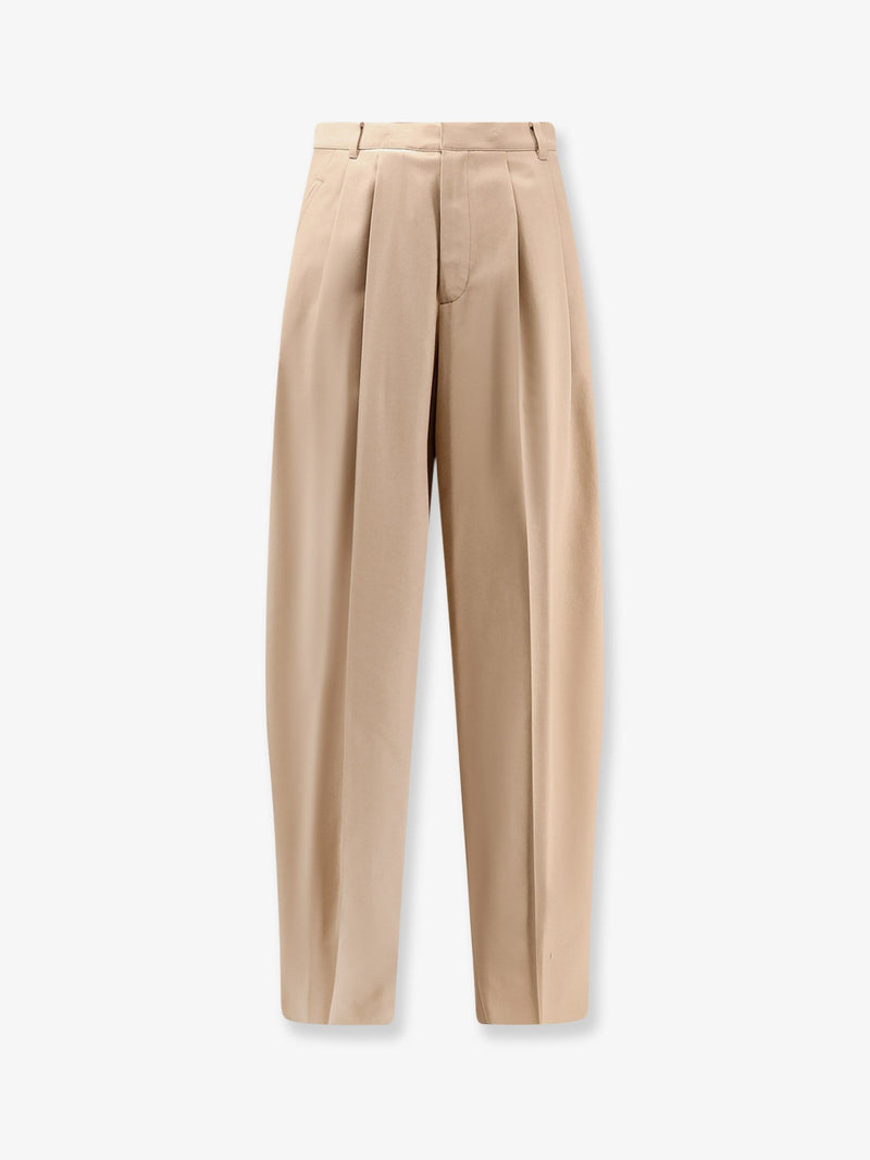 Celine Celine Algodón Pantalones Beige Hombres - World Class Fashion