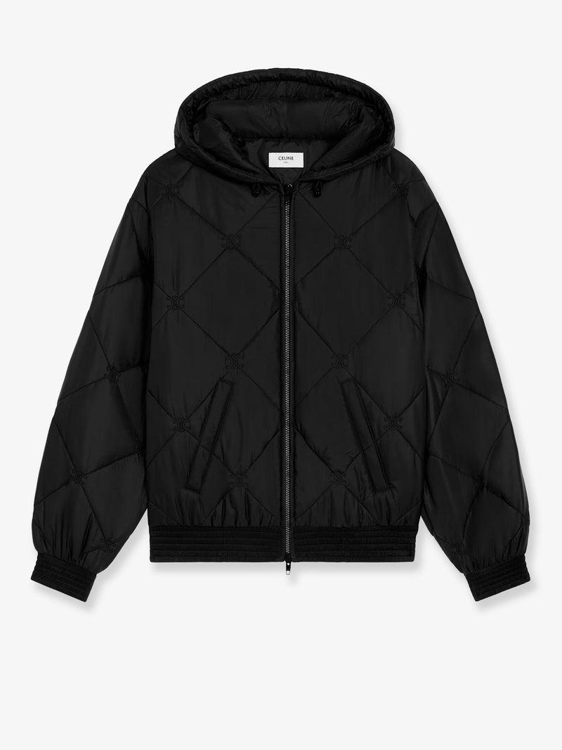 Celine Celine Triomphe Quilted Jacket Black Men - World Class Fashion