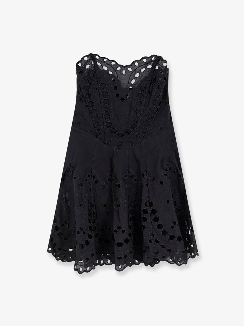 Charo Ruiz Ibiza Charo Ruiz Ibiza Bail Short Dress Black - World Class Fashion
