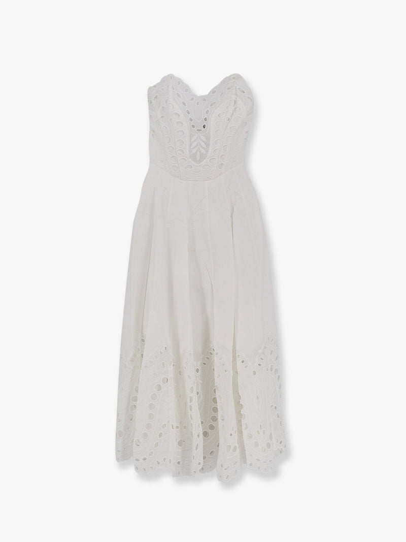 Charo Ruiz Ibiza Charo Ruiz Ibiza Marlin Long Dress White - World Class Fashion