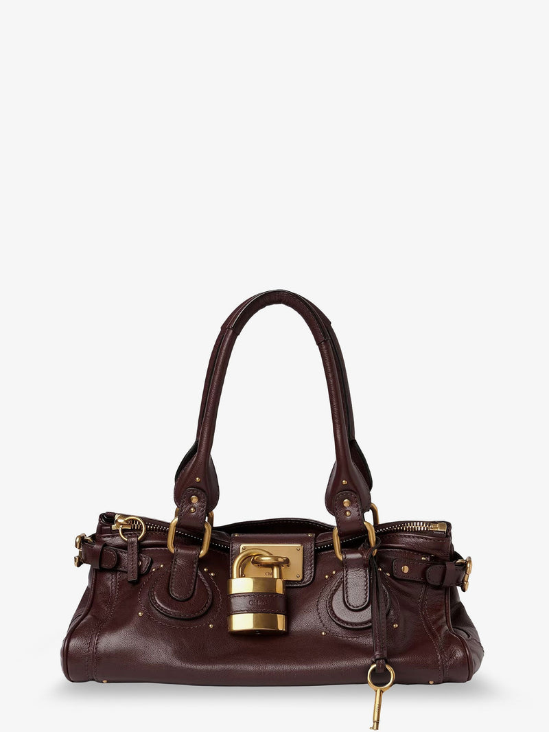 Chloe Bolso de hombro Chloe Paddington de cuero marrón - World Class Fashion
