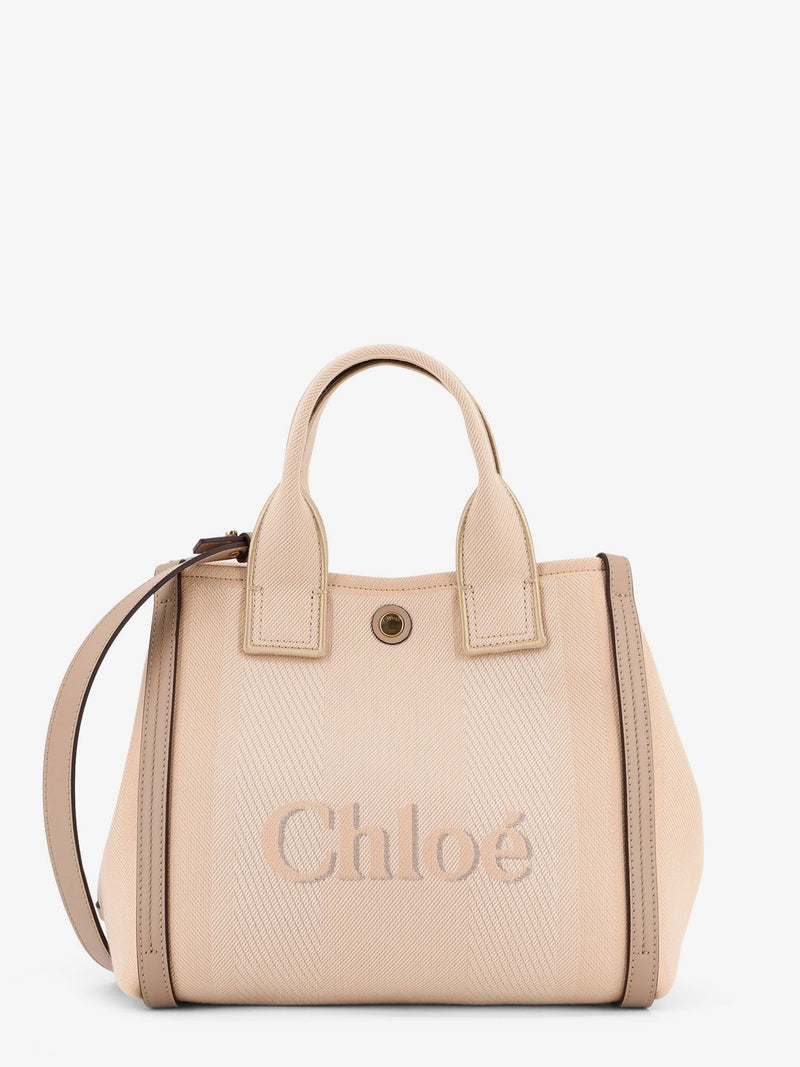Chloe Chloe Carry Canvas Crossbody Bag Beige - World Class Fashion