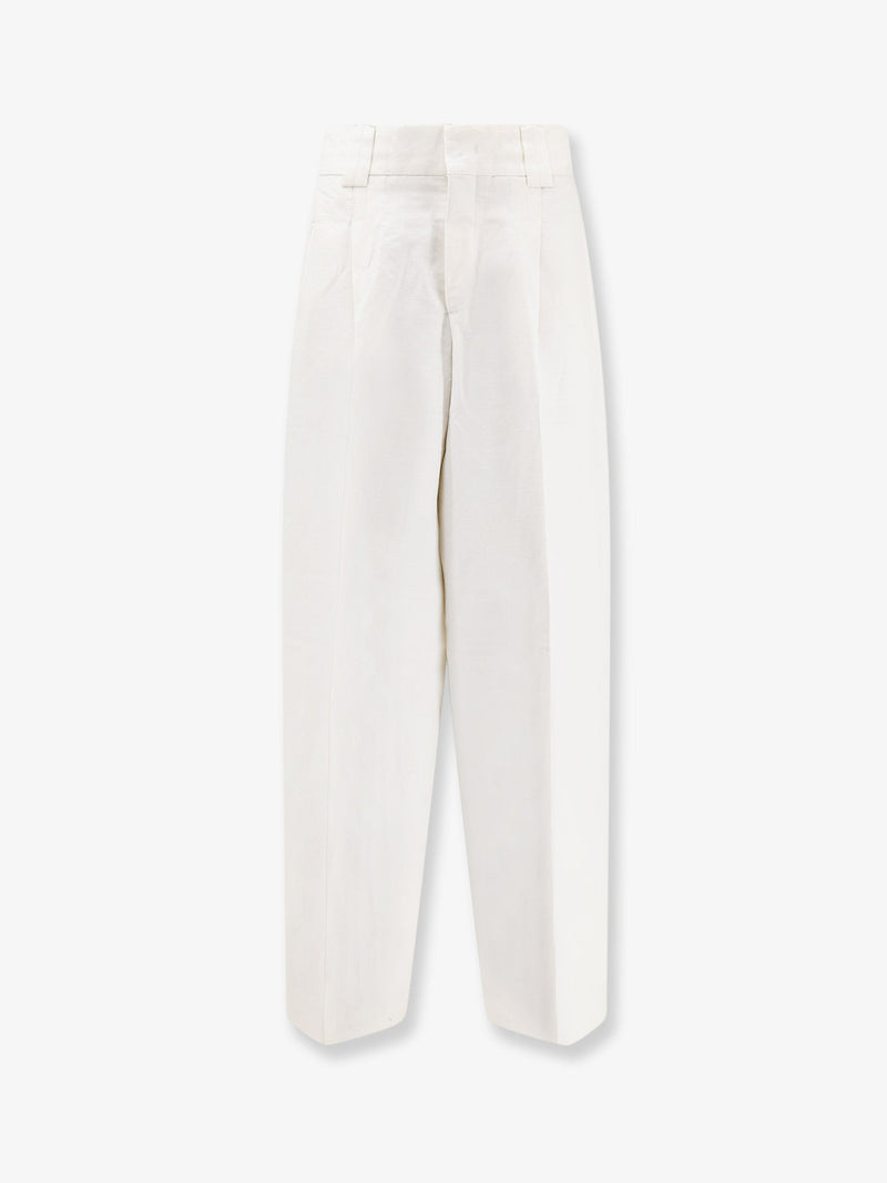 Closed Closed Wendlyn Linen and Viscose Trousers White - World Class Fashion