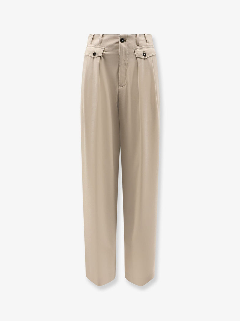 Closed Closed Wenda Wool Blend Trousers Beige - World Class Fashion