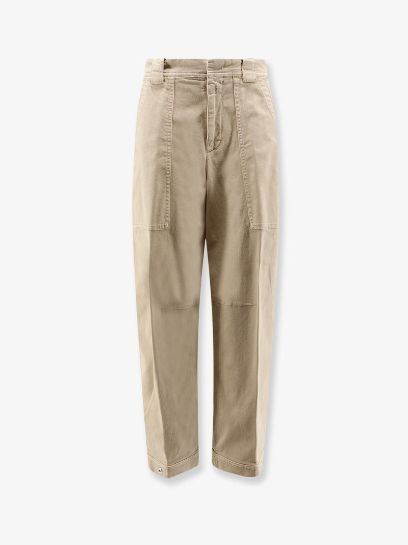 Closed Closed Rhannon Cotton Trousers Beige - World Class Fashion