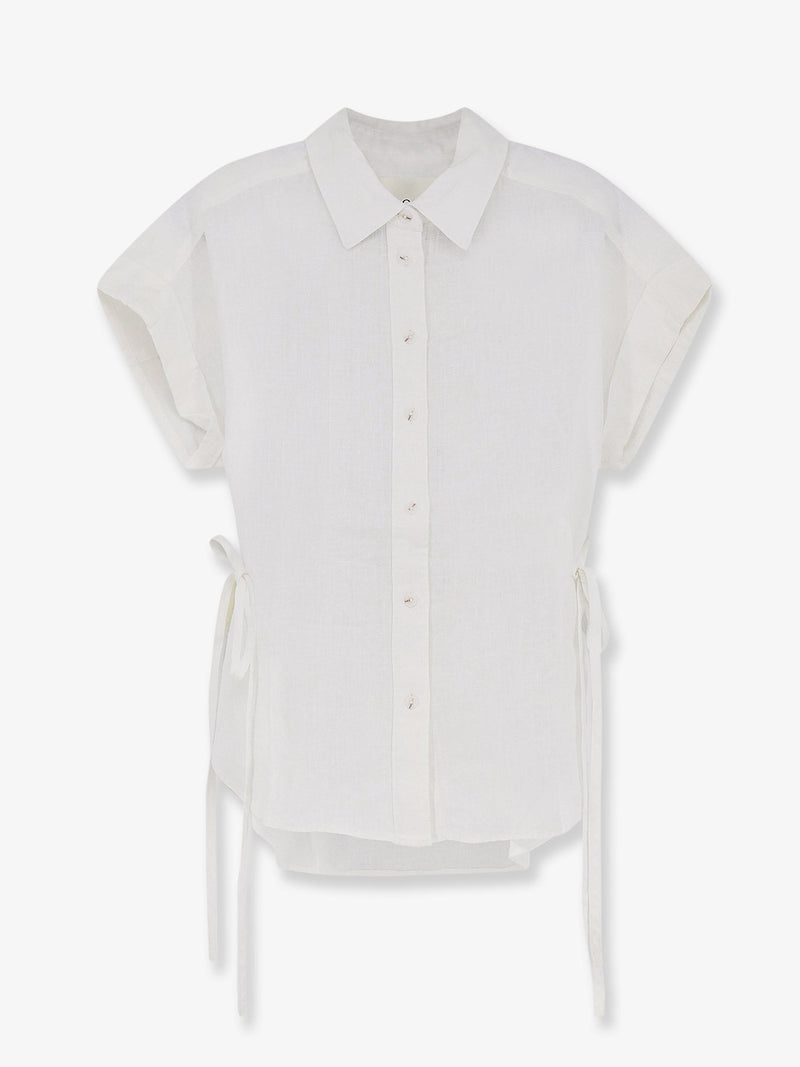 Closed Closed Linen Shirt White Women - World Class Fashion