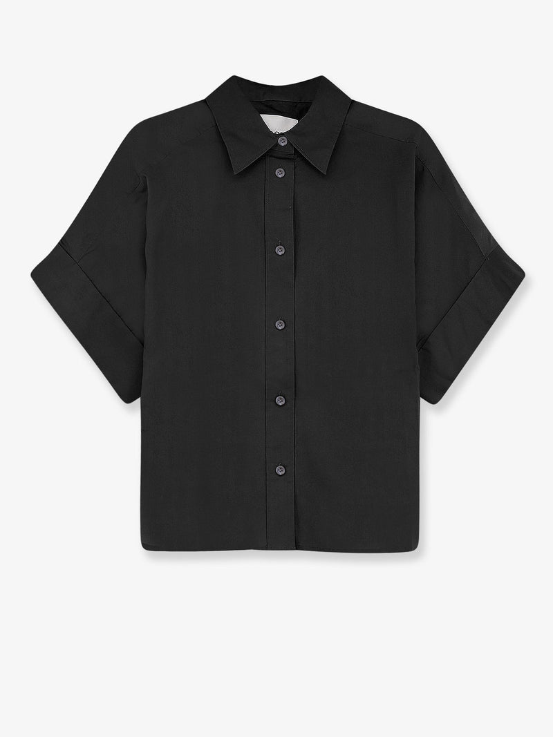 Closed Closed Cotton Shirt Black Women - World Class Fashion