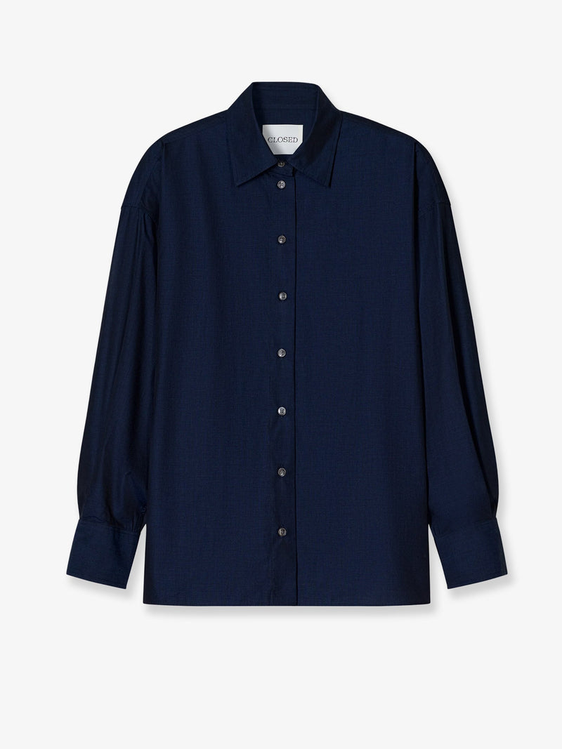 Closed Closed Cotton Shirt Blue Women - World Class Fashion