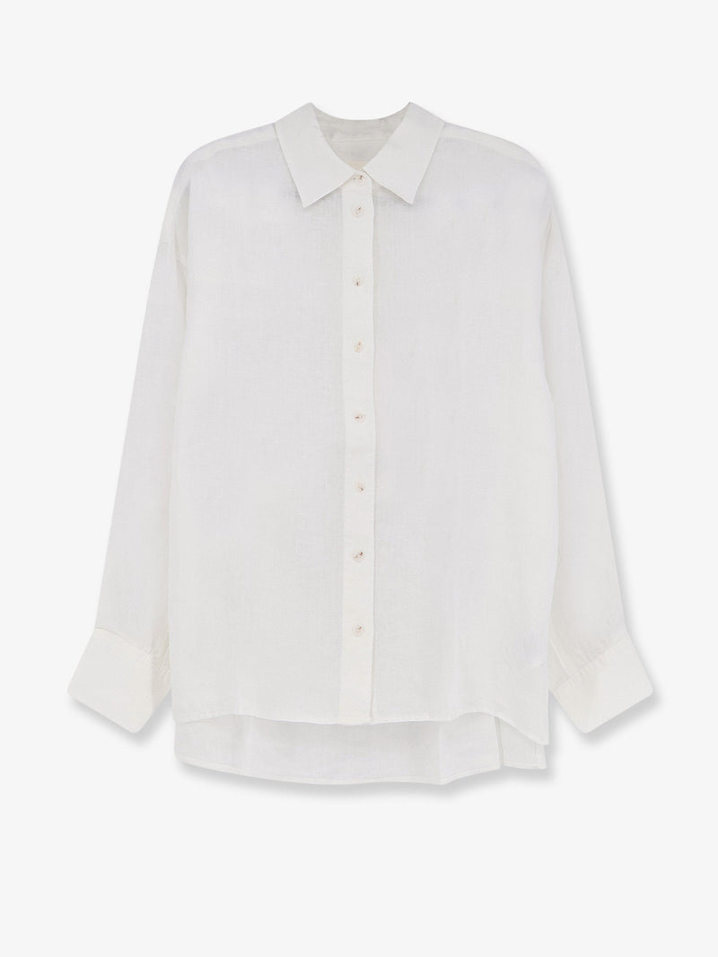 Closed Closed Linen Shirt White Women - World Class Fashion
