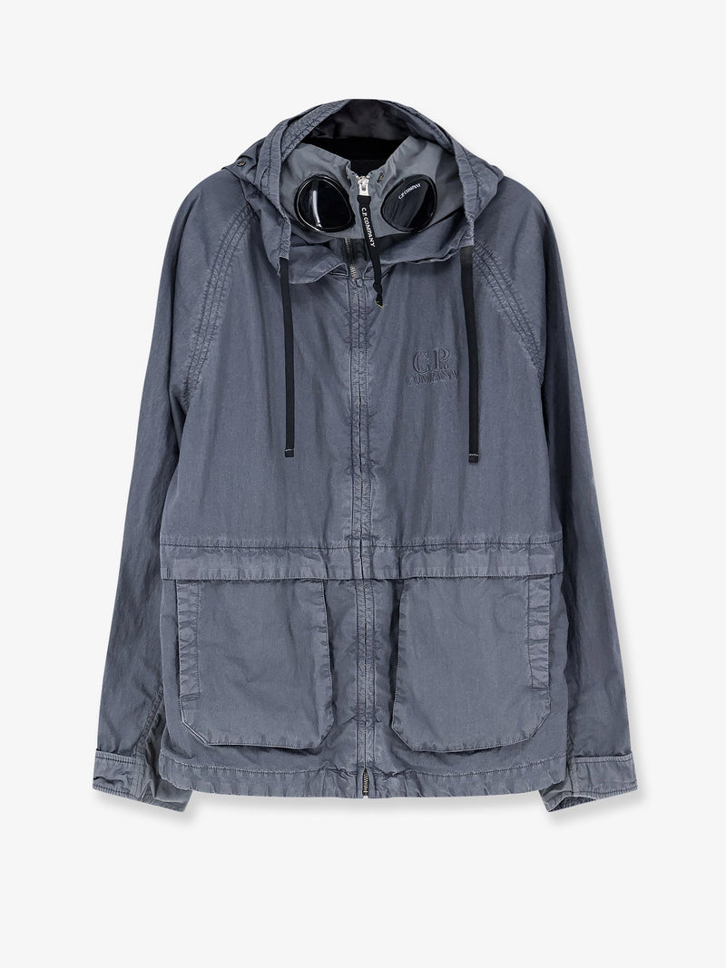 C.P. Company C.P. Company Cated Cotton Blend Jacket Grey - World Class Fashion