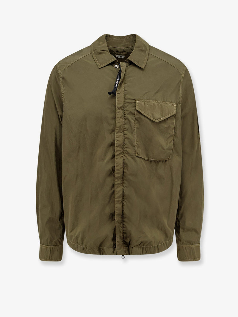 C.P. Company C.P. Company Nylon Shirt Jacket Green - World Class Fashion