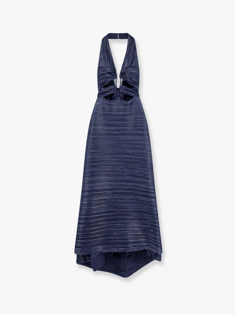 Cult Gaia Cult Gaia Jahzara Dress Deep Lake Blue - World Class Fashion