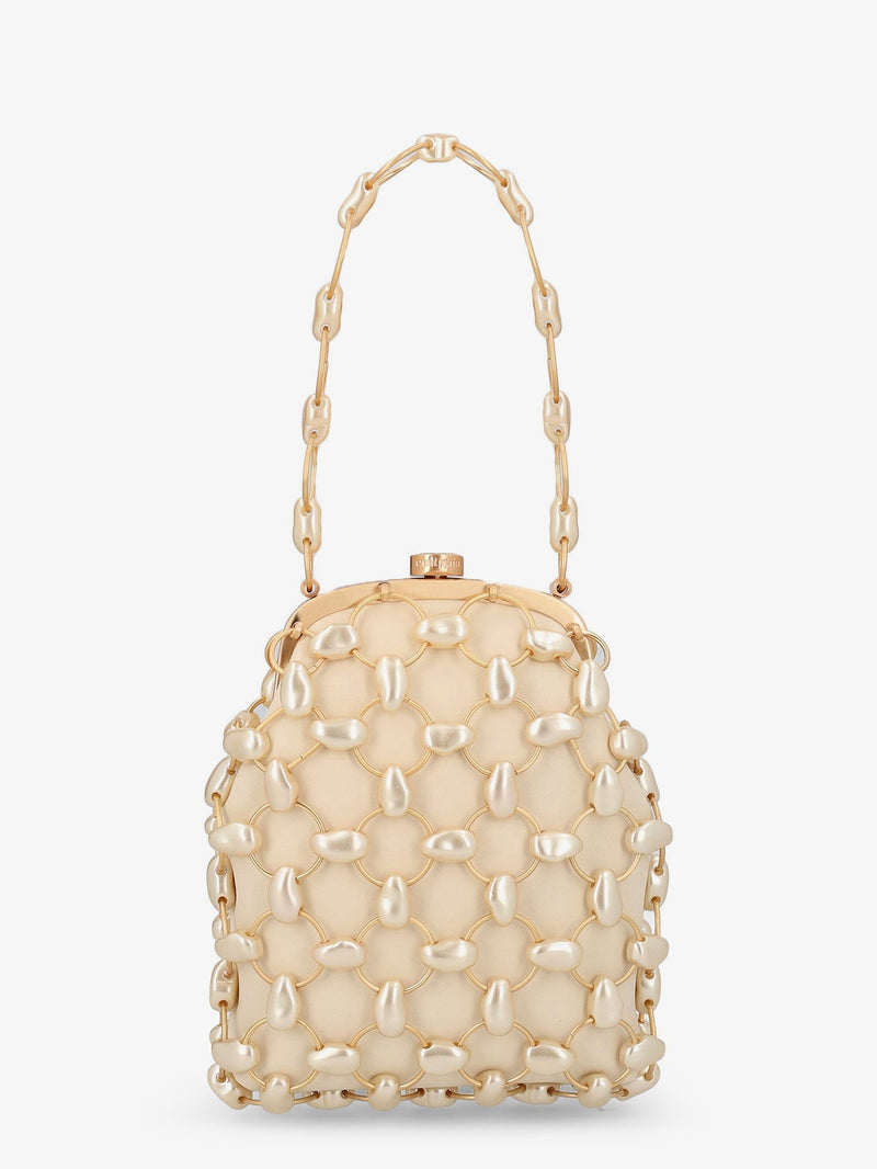 Cult Gaia Cult Gaia Brielle Wristlet Handbag Champagne Pearl - World Class Fashion