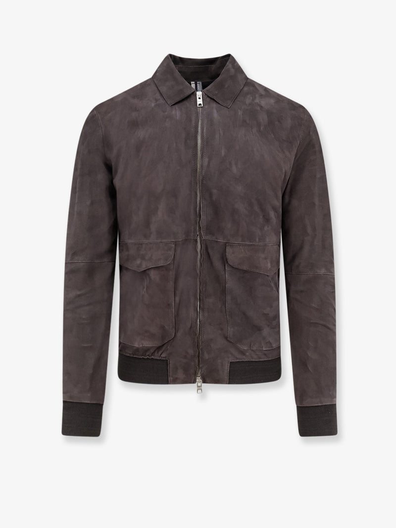 Dfour Dfour Suede Jacket Grey Men - World Class Fashion