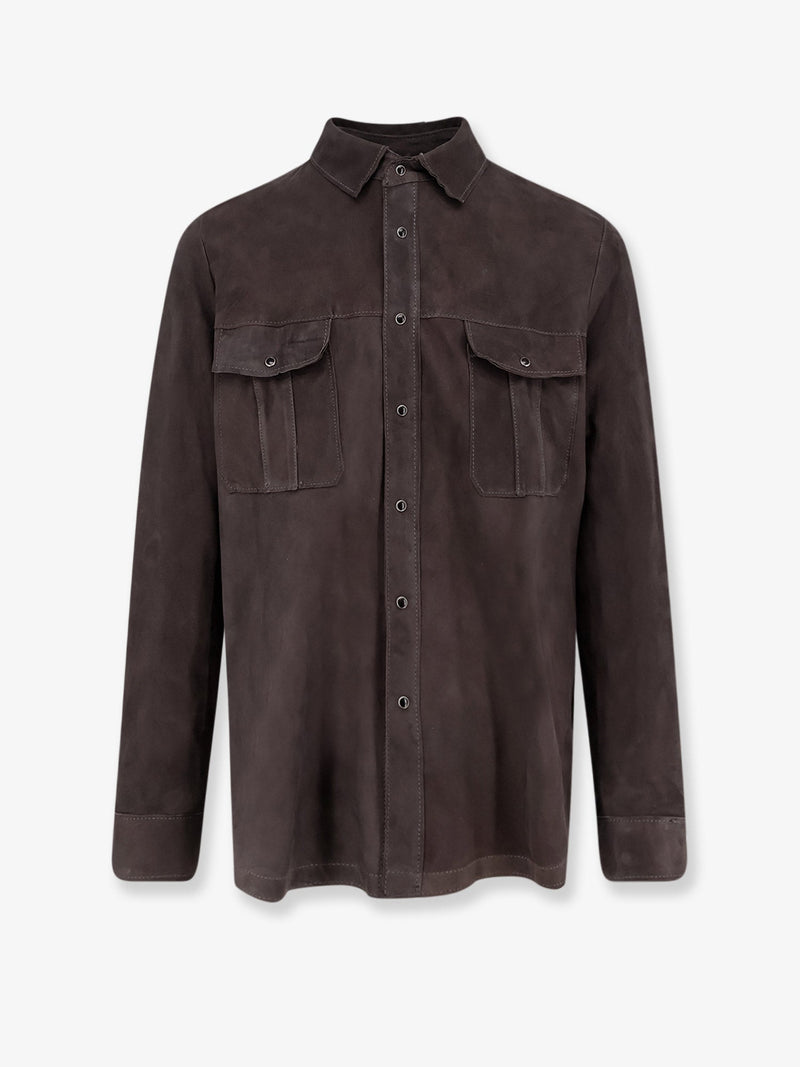 Dfour Dfour Suede Shirt Grey Men - World Class Fashion
