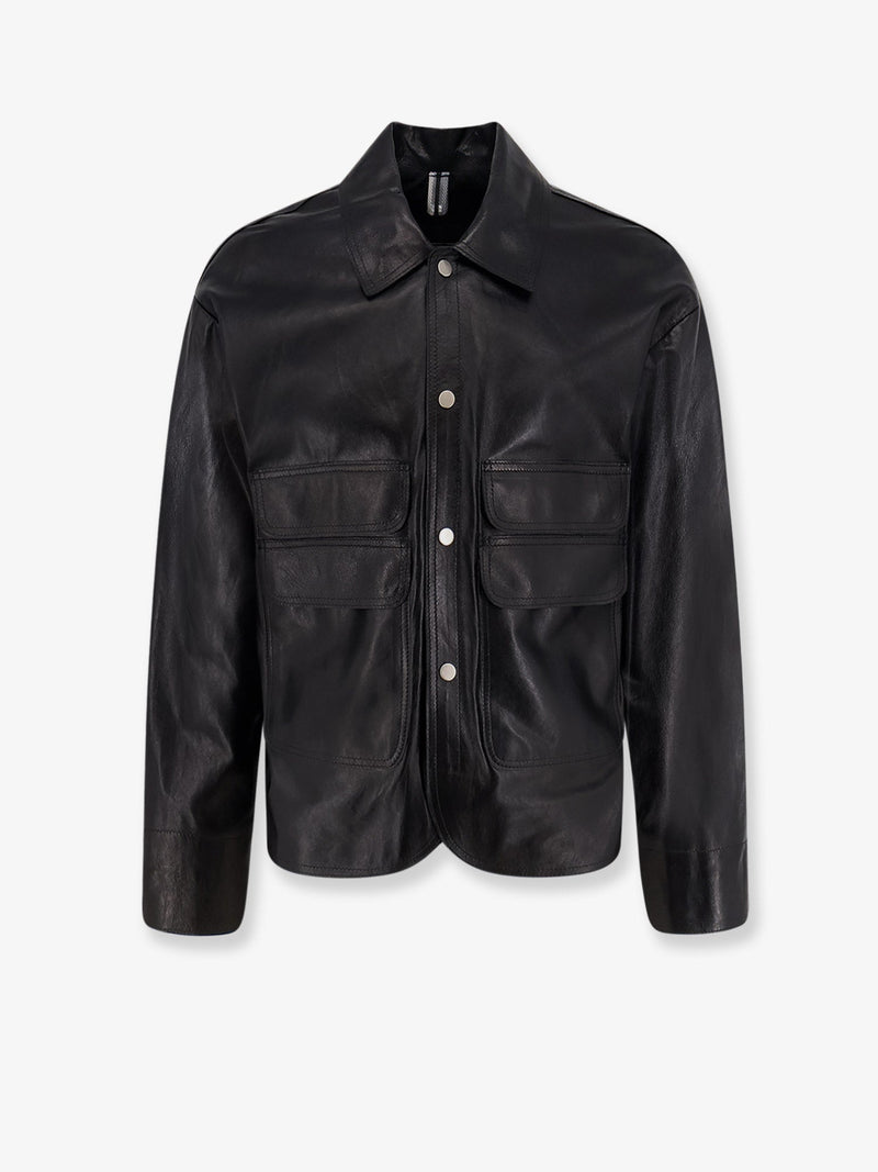 Dfour Dfour Leather Jacket Black Men - World Class Fashion