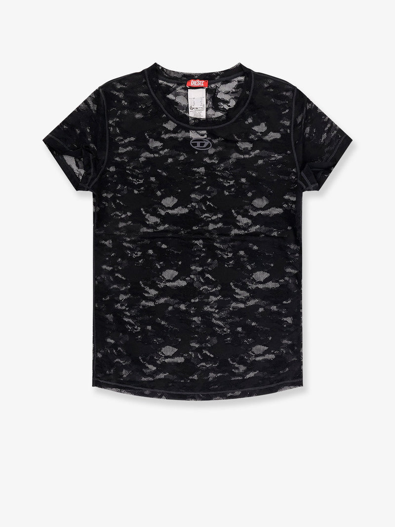 Diesel Diesel Kasia-Utlt Lace T-Shirt Black - World Class Fashion
