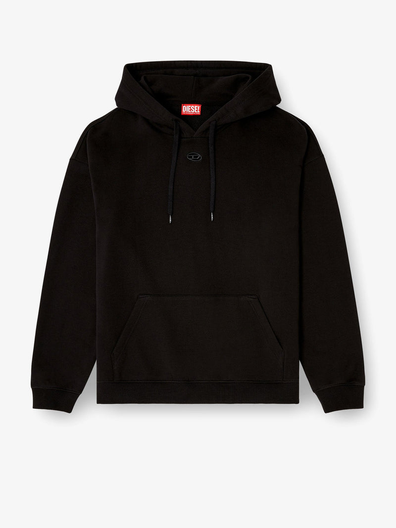 Diesel Diesel S-Boxt-Hood-Dco Cotton Sweatshirt Black - World Class Fashion