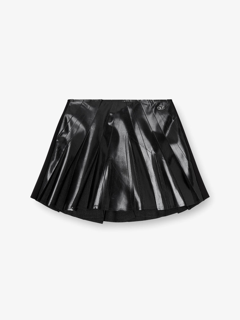 Diesel Diesel O-Zirc Falda de Mezcla de Lana Virgen Gris - World Class Fashion