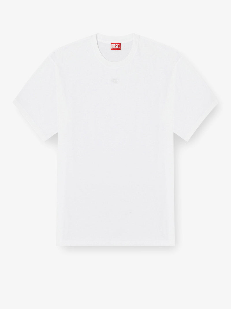 Diesel Diesel T-Lucien-Ihbi Cotton T-Shirt White - World Class Fashion