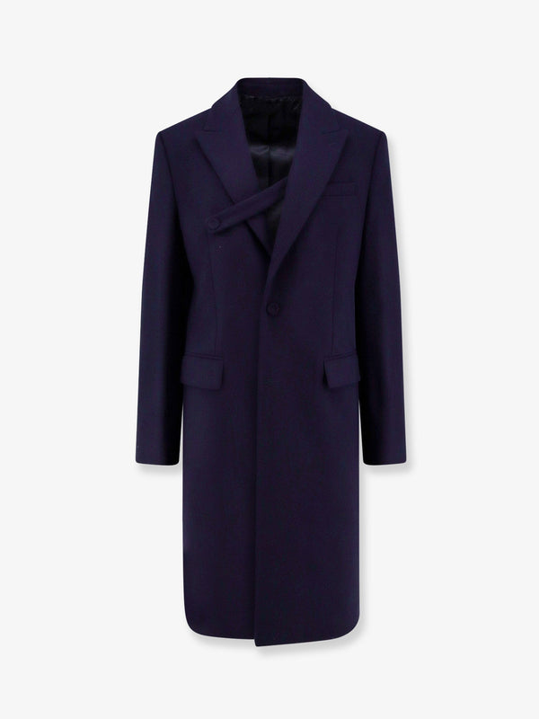 Dior Single-Breasted Virgin Wool Coat