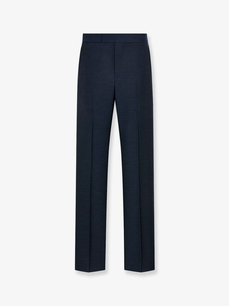 Dior Dior Wool and Mohair Trousers Blue Men - World Class Fashion