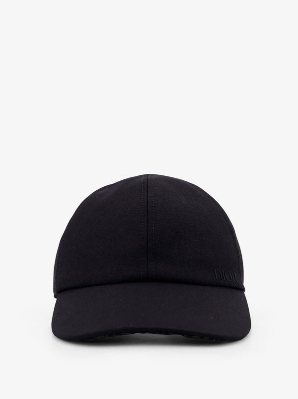 Dior Cotton Hat With Embroidered Logo On The Front