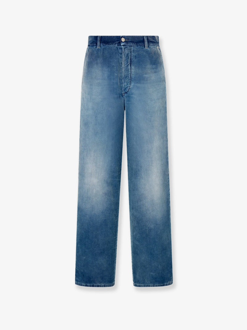 Dior Dior Corduroy Trousers Blue Men - World Class Fashion