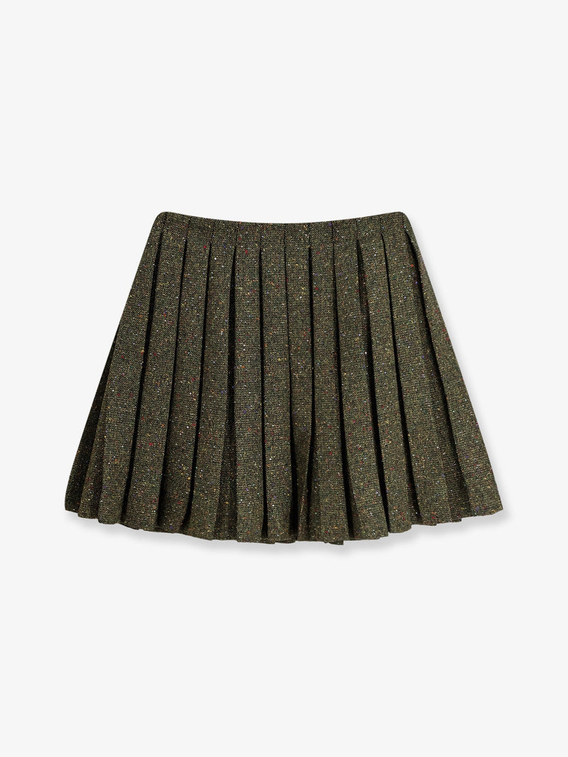 Dior Minifalda plisada verde Dior para mujer - World Class Fashion
