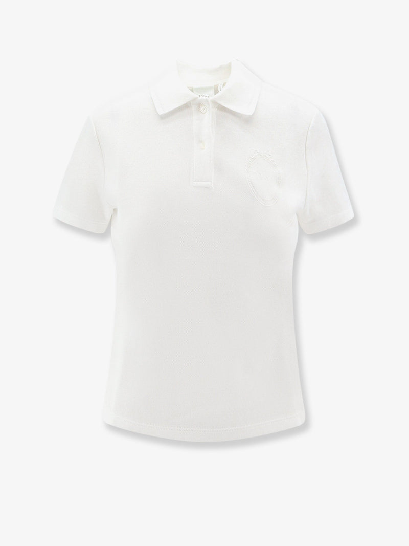 Dior Polo de Algodón Dior Blanco para Mujer - World Class Fashion