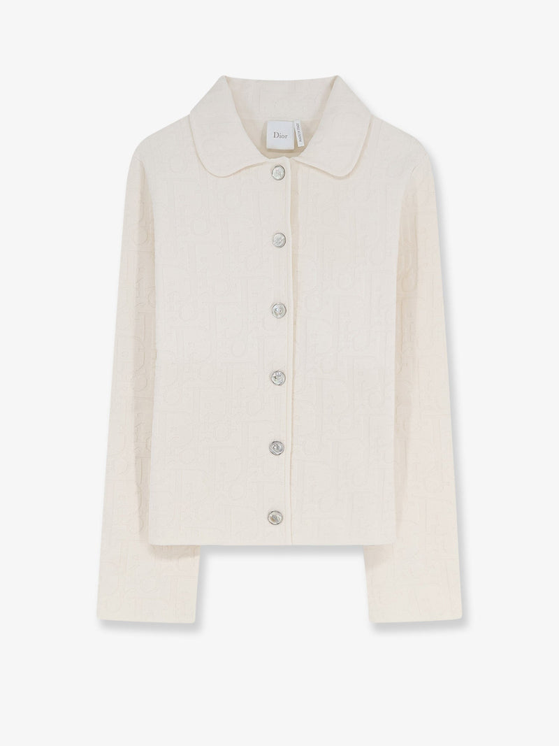 Dior Dior Dior Oblique Fabric Blazer White - World Class Fashion
