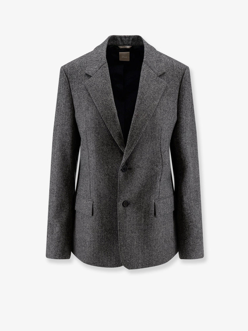 Dior Dior Blazer de Lana Virgen Gris para Hombre - World Class Fashion