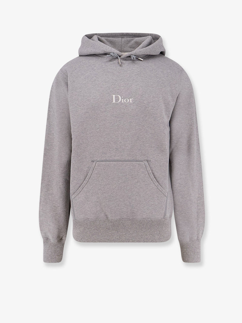 Dior Sudadera Dior de algodón con logo bordado Gris - World Class Fashion