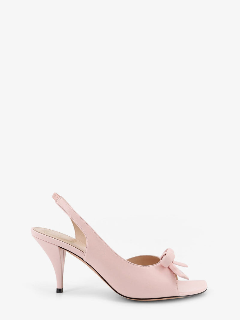 Dior Dior Dior Bow Leather Sandals Pink - World Class Fashion