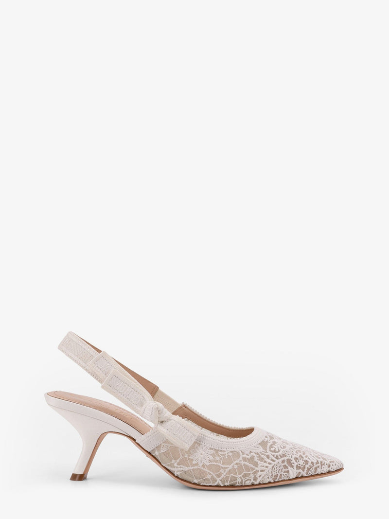 Dior Zapatos de tacón Dior J'Adior de encaje blancos para mujer - World Class Fashion