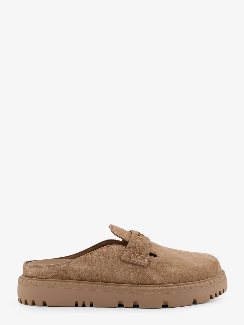 Dior Dior Dior Boy Suede Sabot Beige Women - World Class Fashion
