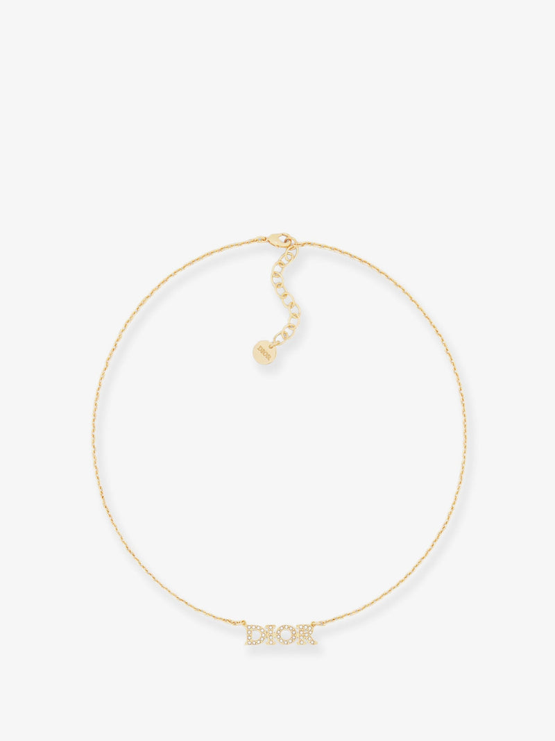 Dior Dior Diorevolution Metal Necklace Gold Mujer - World Class Fashion