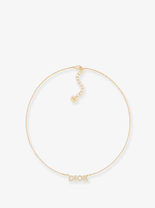 Dior Diorevolution Metal Necklace With Gold Finishes