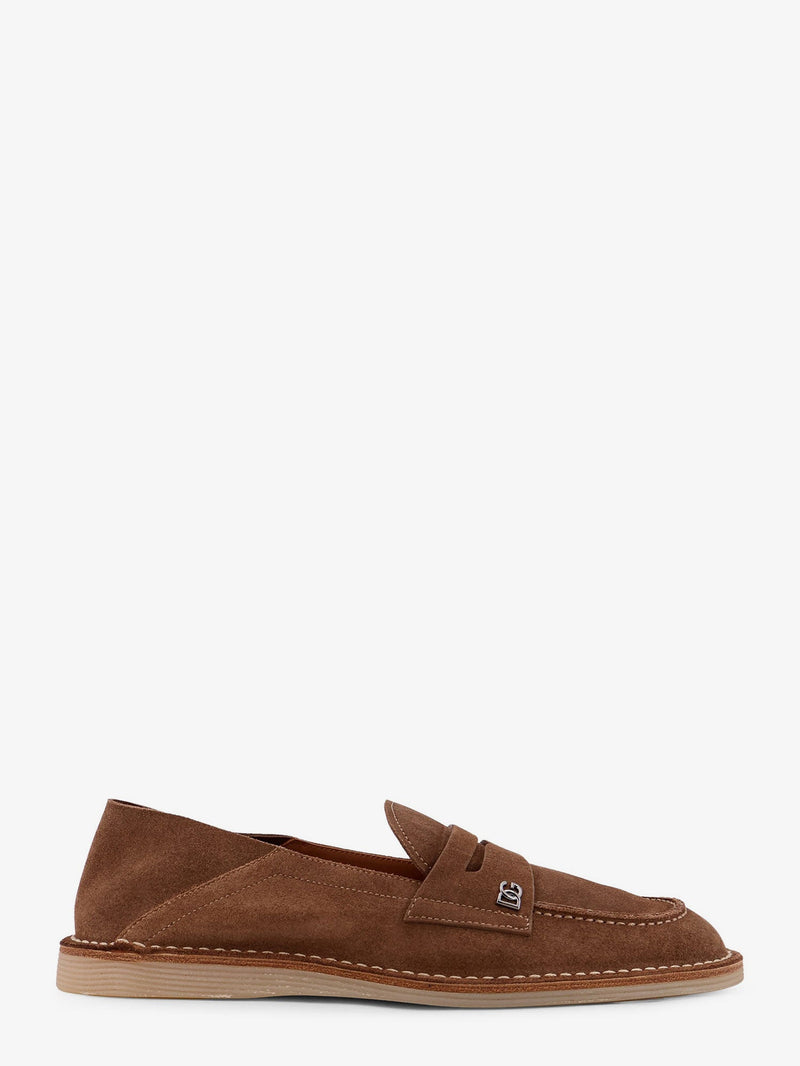 Dolce & Gabbana Mocasines de ante Dolce & Gabbana Marrones - World Class Fashion