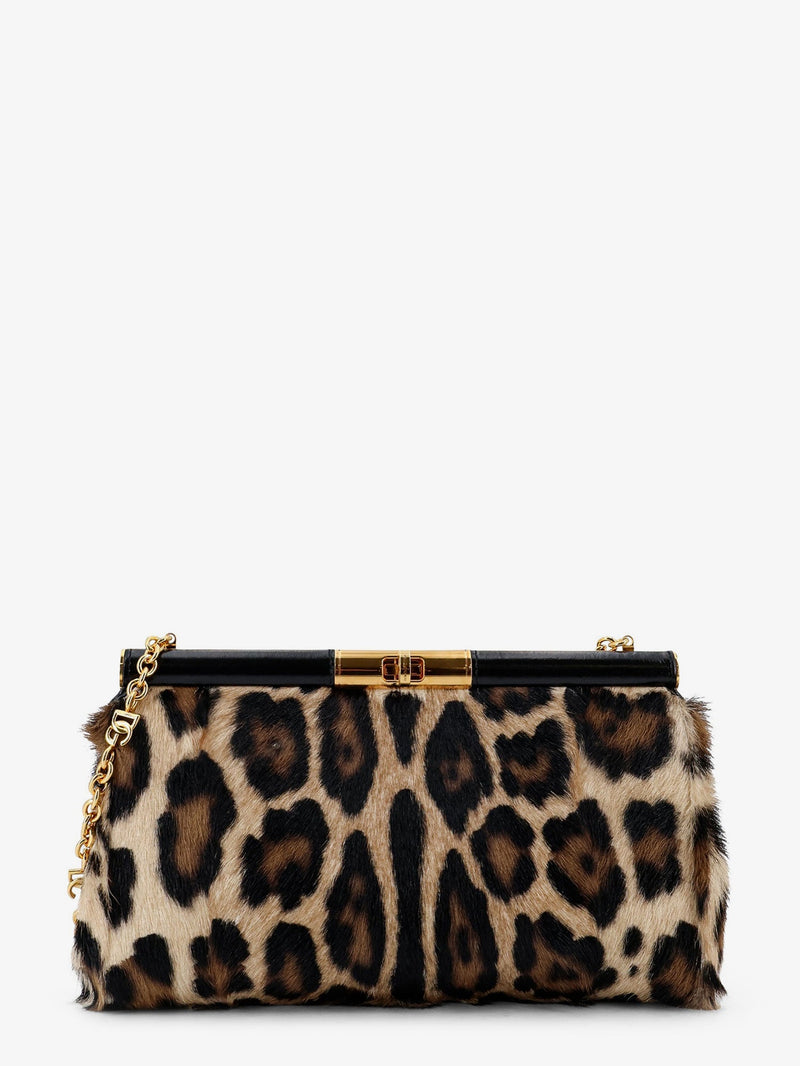 Dolce & Gabbana Dolce & Gabbana Marlene Pony Skin Shoulder Bag Animal - World Class Fashion