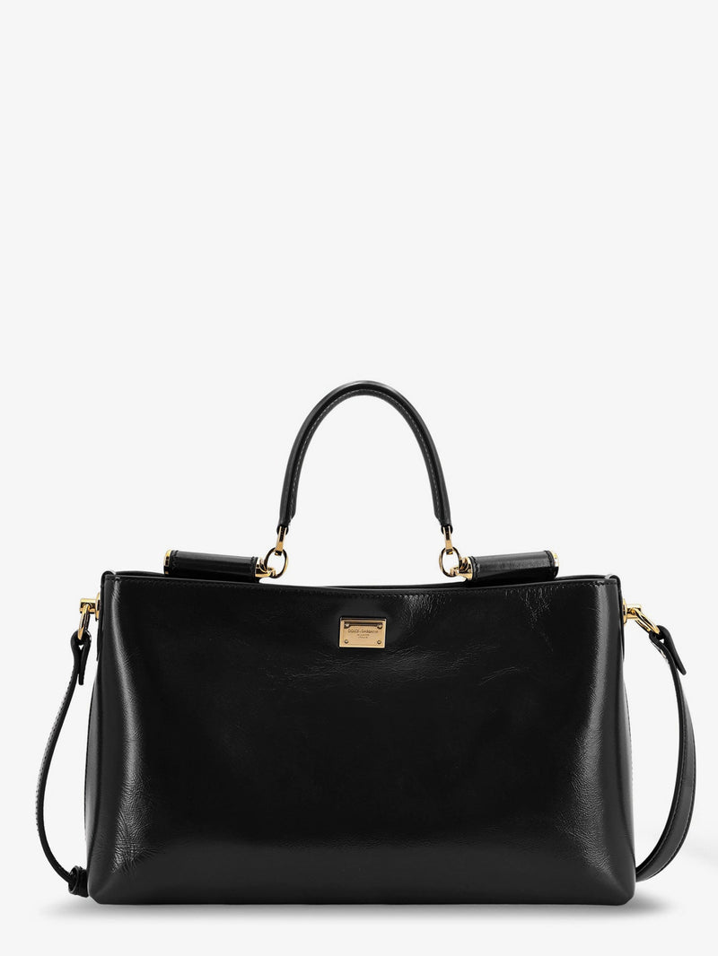 Dolce & Gabbana Dolce & Gabbana Leather Crossbody Bag Black - World Class Fashion