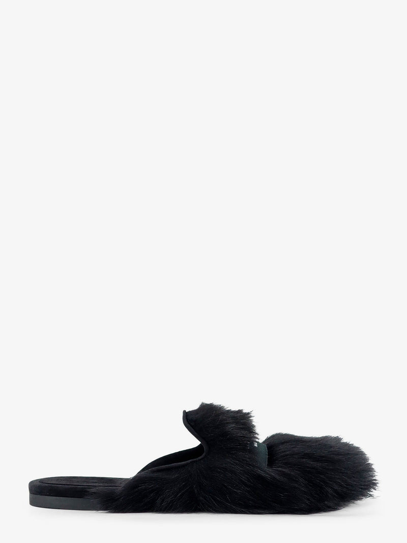 Dolce & Gabbana Dolce & Gabbana Sheepskin Suede Sandals Black Women - World Class Fashion